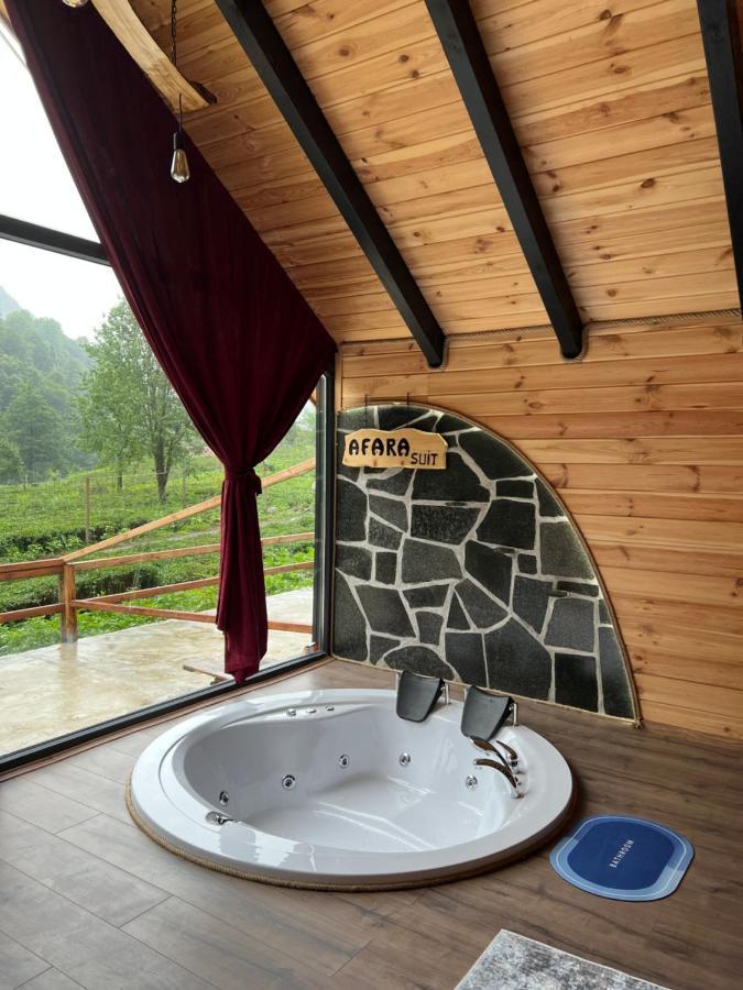 Afara Bungalows Otel & Cafe リゼ エクステリア 写真